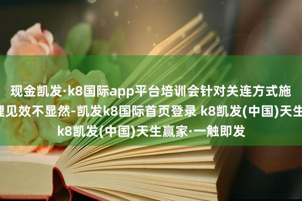 现金凯发·k8国际app平台培训会针对关连方式施行并联审批办理见效不显然-凯发k8国际首页登录 k8凯发(中国)天生赢家·一触即发