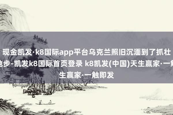 现金凯发·k8国际app平台乌克兰照旧沉湎到了抓壮丁的地步-凯发k8国际首页登录 k8凯发(中国)天生赢家·一触即发