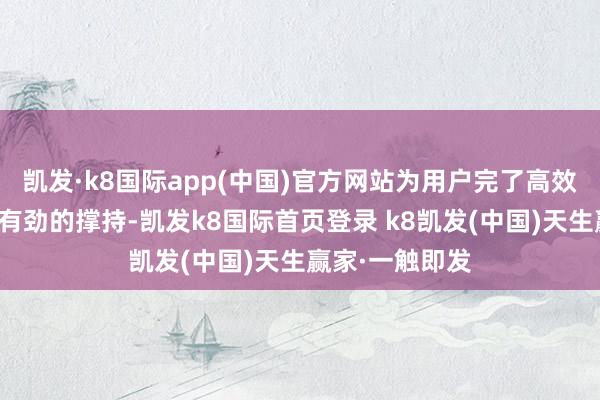 凯发·k8国际app(中国)官方网站为用户完了高效斥地提供了强有劲的撑持-凯发k8国际首页登录 k8凯发(中国)天生赢家·一触即发